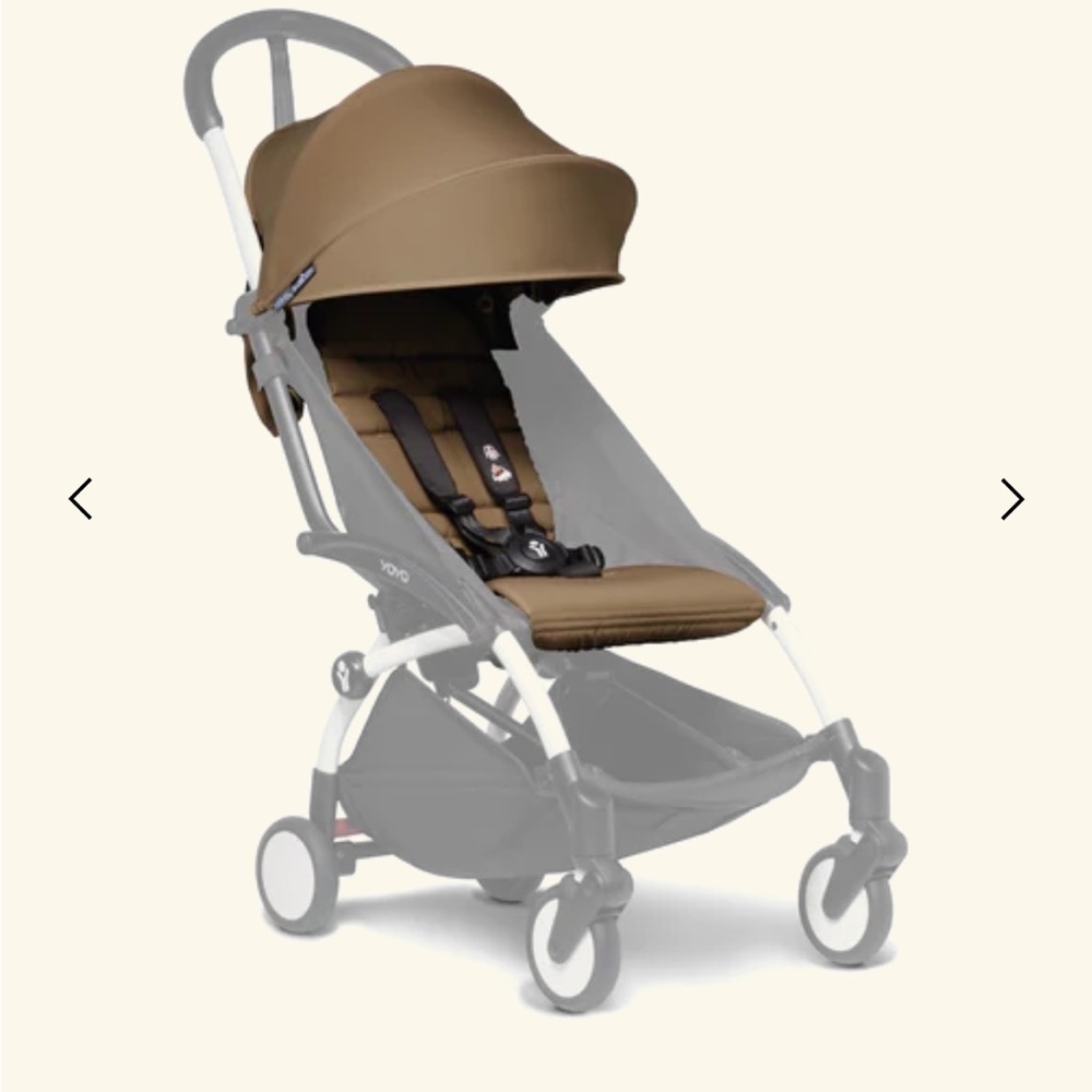 Babyzen YOYO Canopy and Cushion- Toffee